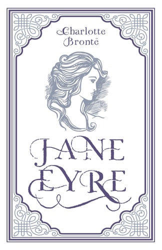 Jane Eyre Charlotte Bronte Classic Novel, (Love, Family, Independence, Orphan Courage), Ribbon Page Marker, Perfect for Gifting